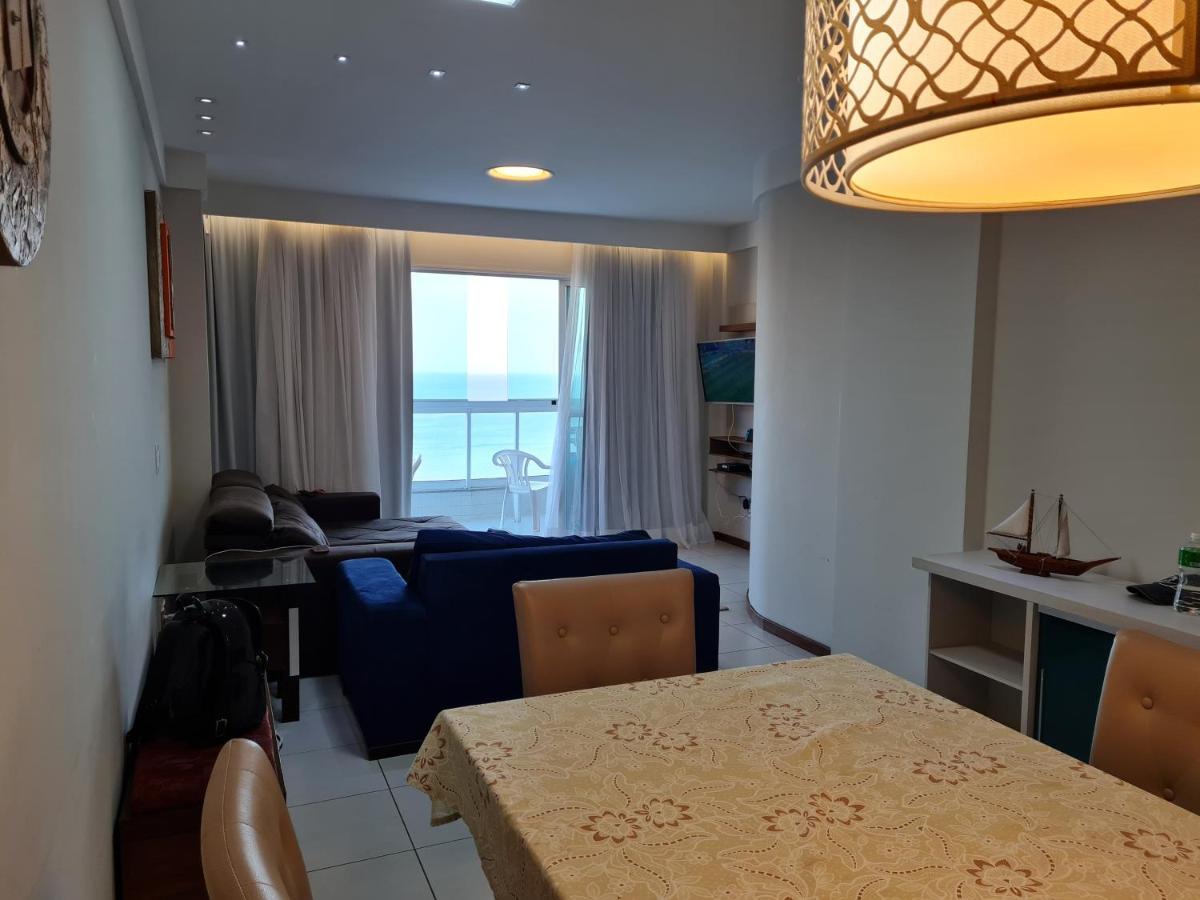 Apto 3 Quartos Na Praia Do Morro Com Vista Para O Mar 2 Vagas De Garagem A 1 Rua Da Da Praia กวาราปารี ภายนอก รูปภาพ